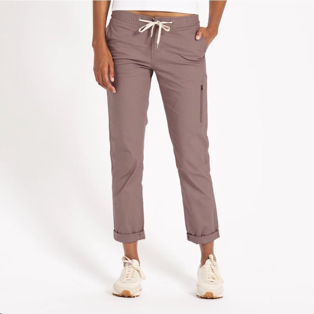 Vuori Ripstop Hiking / Travel Pants Dusty Rose Pink